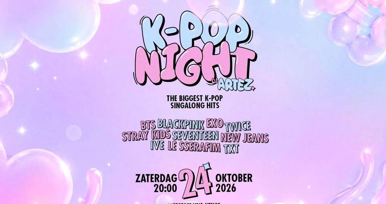 K-Pop Night with DJ Artez · Poppodium Volt, Sittard · za 24 okt 2026