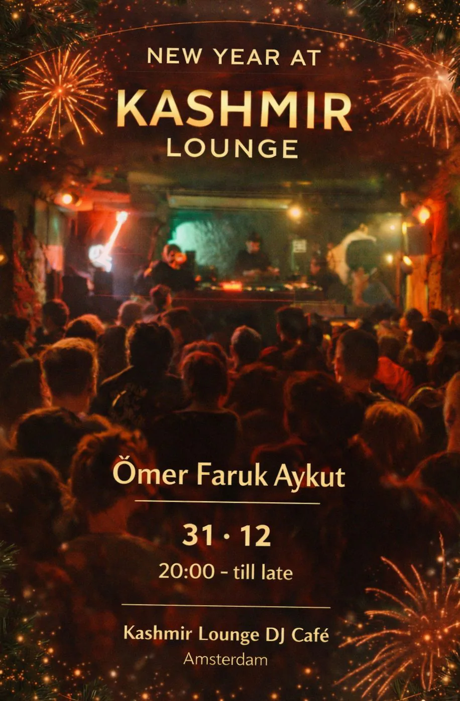 Kashmir NYE · Kashmir lounge, Amsterdam · do 31 dec 2026