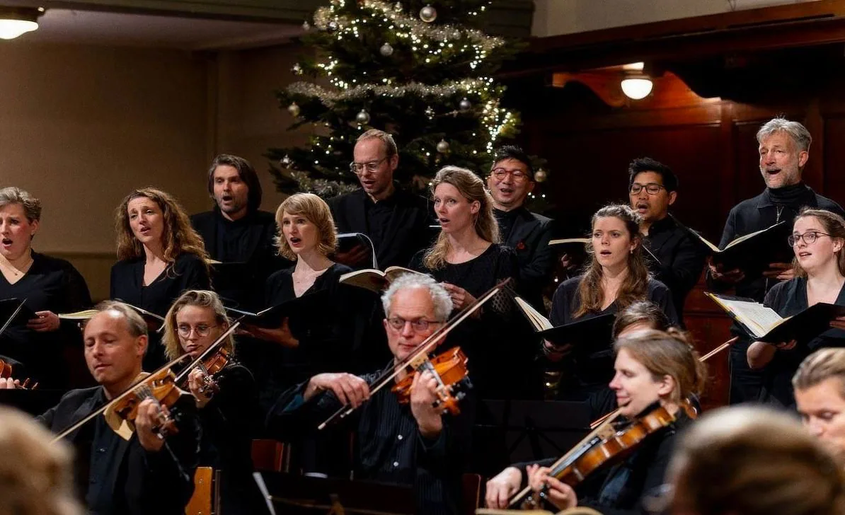 Kerst met Bach — achtergrondafbeelding