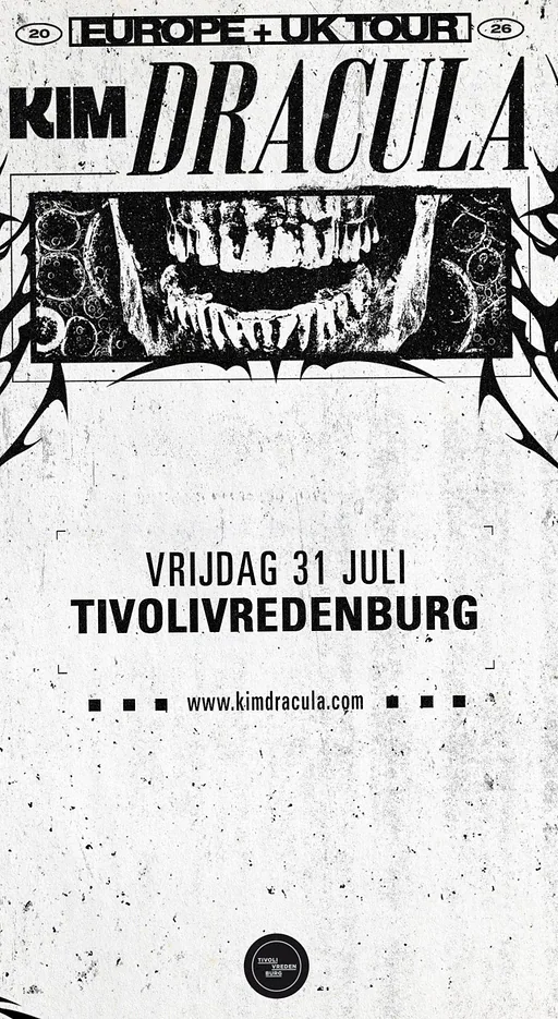 Kim Dracula · TivoliVredenburg, Utrecht · vr 31 jul 2026