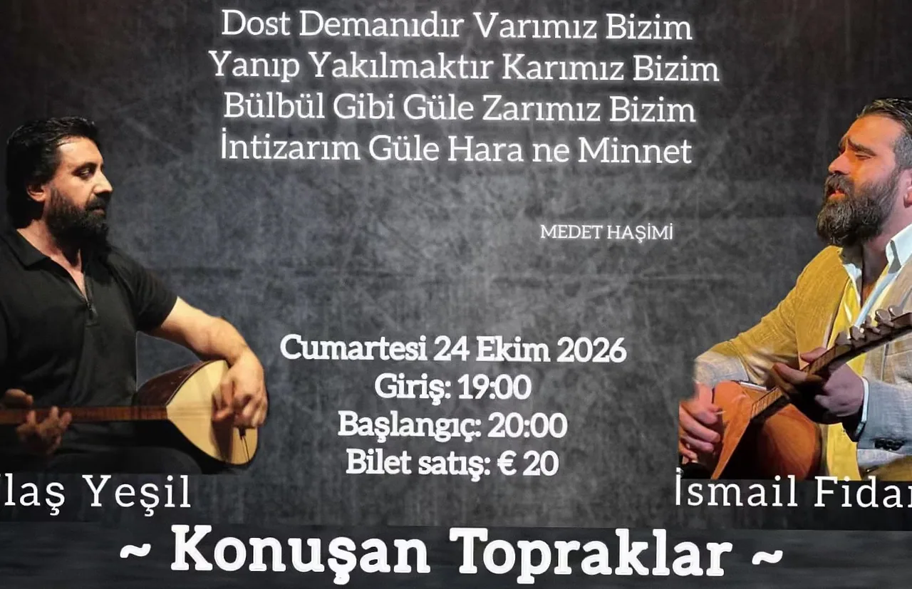 Konuşan Topraklar – Sprekende Gronden “Deyişler ve Nefesler” · Matrix Rotterdam, Rotterdam · Sat, 24 Oct 2026