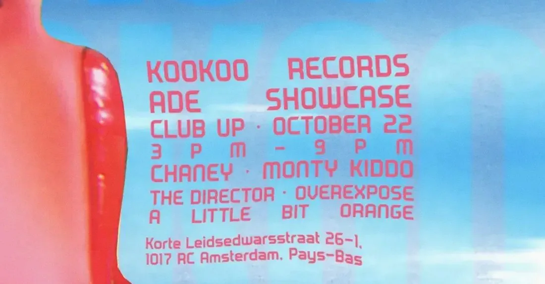 KOOKOO Records ADE Showcase · Club Up, Amsterdam · do 22 okt 2026