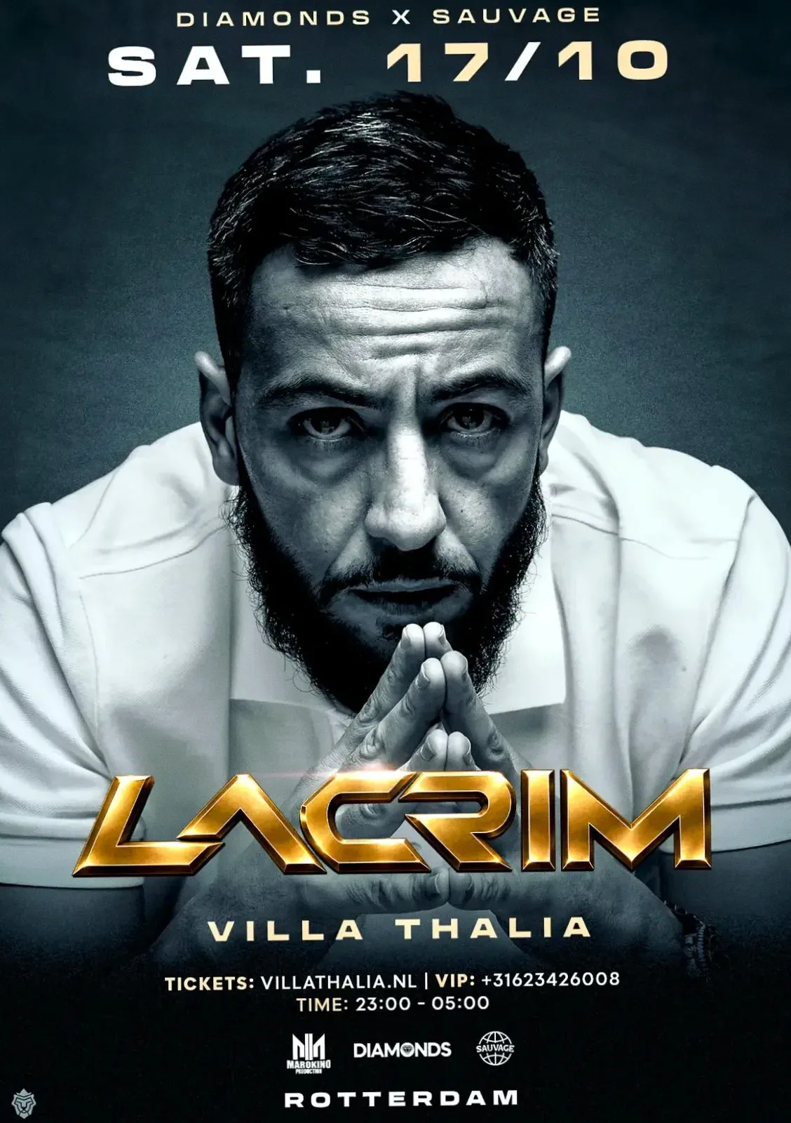 Lacrim · Club Villa Thalia, Rotterdam · Sat, 17 Oct 2026