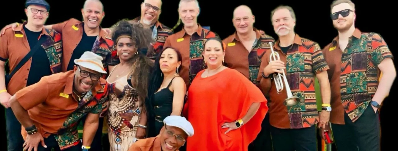Latin Night Live: Los Elegantes Caribeños  — achtergrondafbeelding