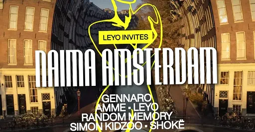 Leyo invites NAIMA · BASEMENT, Amsterdam · wo 21 okt 2026