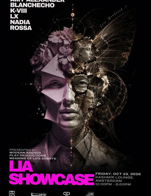 LIA Showcase · Kashmir lounge, Amsterdam · Fri, 23 Oct 2026