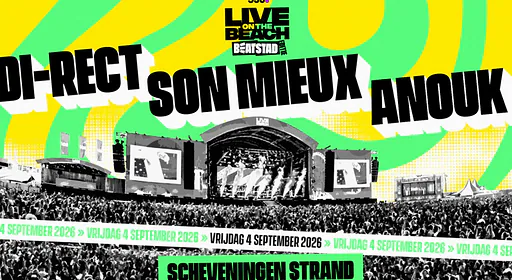 LIVE on the BEACH - BEATSTAD EDITIE Rolstoel begeleider · Noorderstrand Scheveningen, Den Haag · vr 4 sep 2026