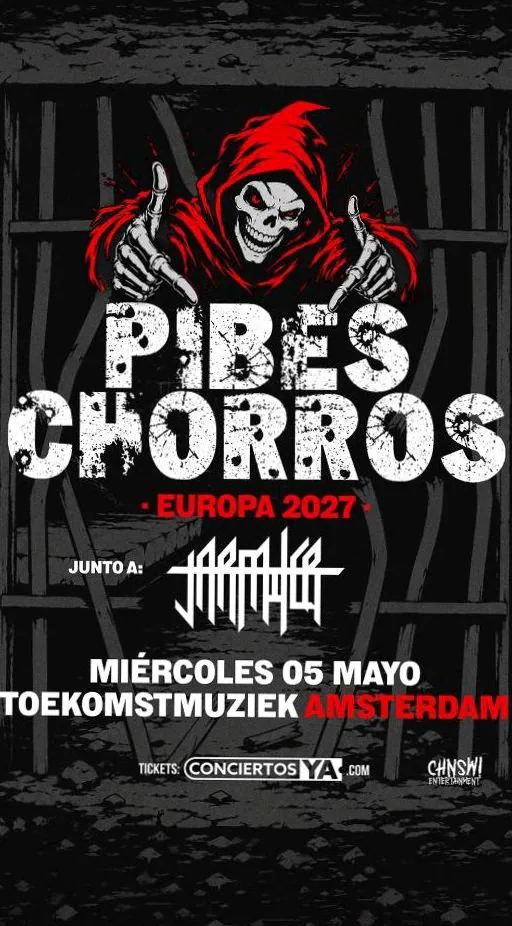 Los Pibes Chorros & Jarfaiter In Amsterdam · Toekomstmuziek, Amsterdam · Wed, 5 May 2027