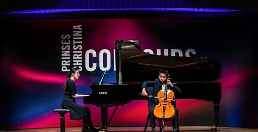 Lunchconcert prijswinnaars Prinses Christina Concours - Huayu Gu (piano) & Huajin Gu (cello) · Amare, Den Haag · ma 6 jul 2026