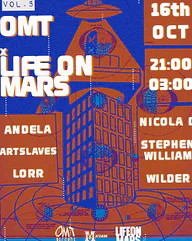 Madam by Night invites: OMT Records x Life On Mars · Madam Amsterdam, Amsterdam · Fri, 16 Oct 2026