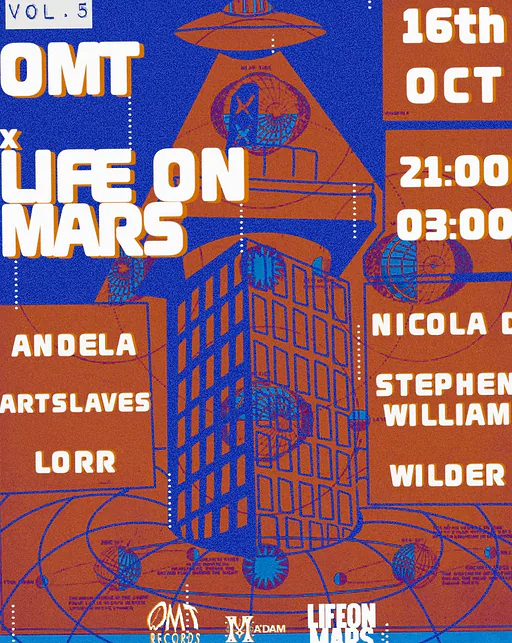 Madam by Night invites: OMT Records x Life On Mars · Madam Amsterdam, Amsterdam · Fri, 16 Oct 2026
