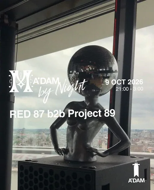 Madam by Night invites: RED 87 b2b Project 89 · Madam Amsterdam, Amsterdam · vr 9 okt 2026