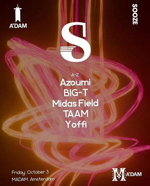 Madam by Night invites: SOOZE · Madam Amsterdam, Amsterdam · za 3 okt 2026