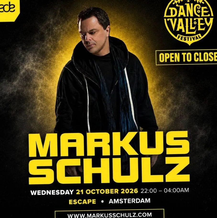 Markus Schulz · Escape, Amsterdam · Wed, 21 Oct 2026