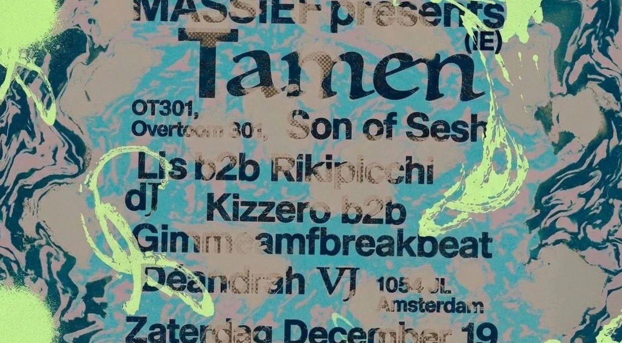 Massief · OT301, Amsterdam · Sat, 19 Dec 2026