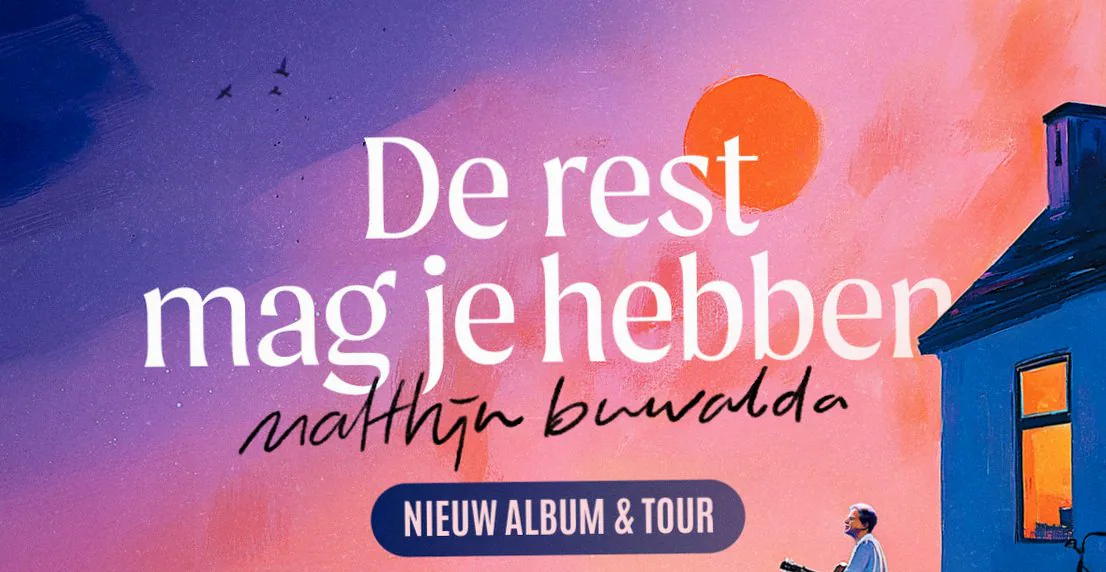 Matthijn Buwalda · Veluvine, Nunspeet · vr 2 okt 2026