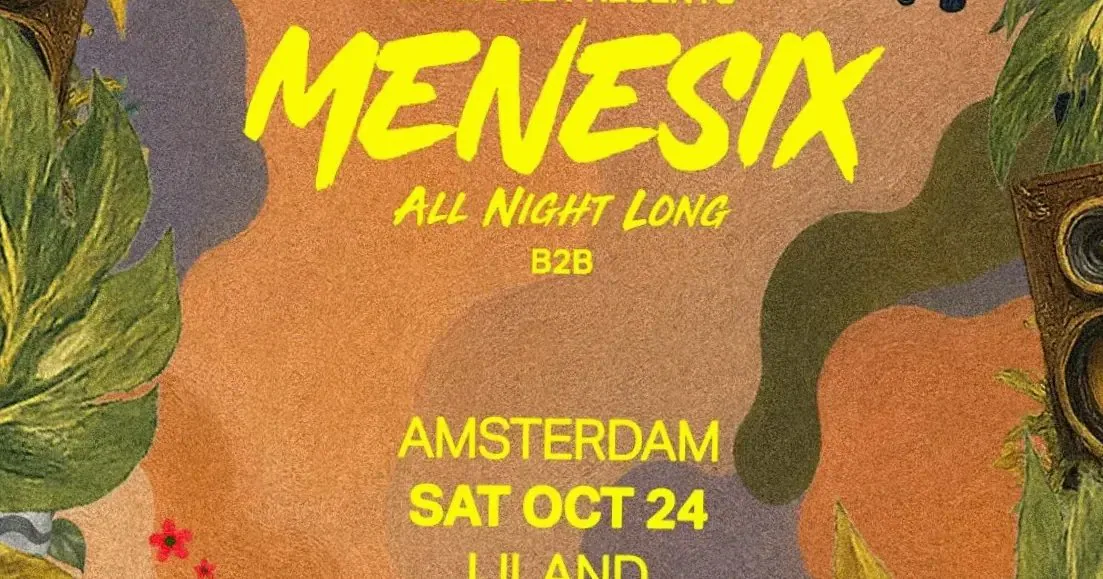 MENESIX | B2B | ALL NIGHT LONG · IJland, Amsterdam · Sat, 24 Oct 2026