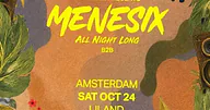 MENESIX | B2B | ALL NIGHT LONG · IJland, Amsterdam · za 24 okt 2026