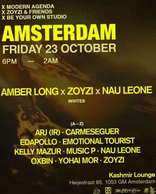 Modern Agenda Amsterdam Showcase · Kashmir lounge, Amsterdam · vr 23 okt 2026