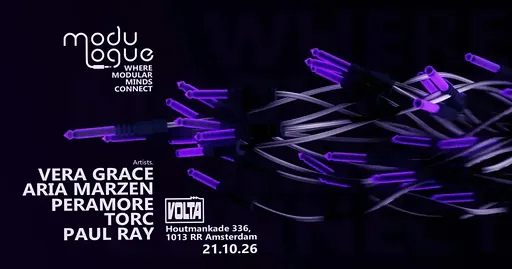 MODULOGUE — 2026 | Masterclasses & Club Night @ VOLTA · Volta, Amsterdam · Wed, 21 Oct 2026