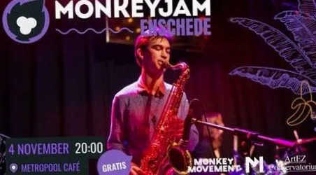 Monkeyjam · Metropool, Enschede · wo 4 nov 2026