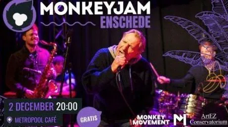 Monkeyjam · Metropool, Enschede · wo 2 dec 2026