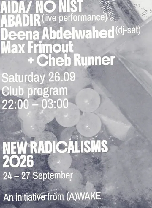 New Radicalism (tickets in bio) Club Night - Saturday · MONO, Rotterdam · za 26 sep 2026