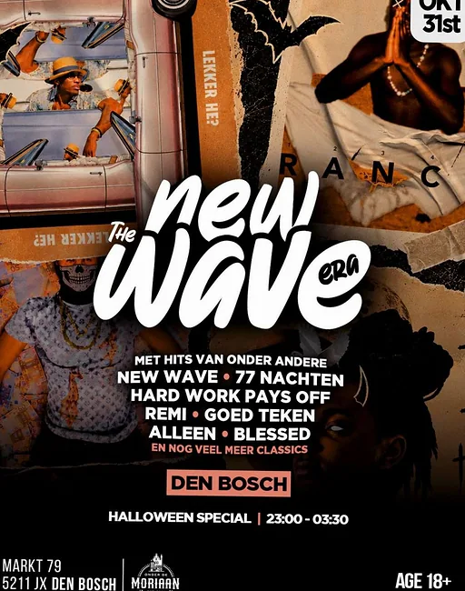New Wave · Onder de Moriaan, 's-Hertogenbosch · Sat, 31 Oct 2026