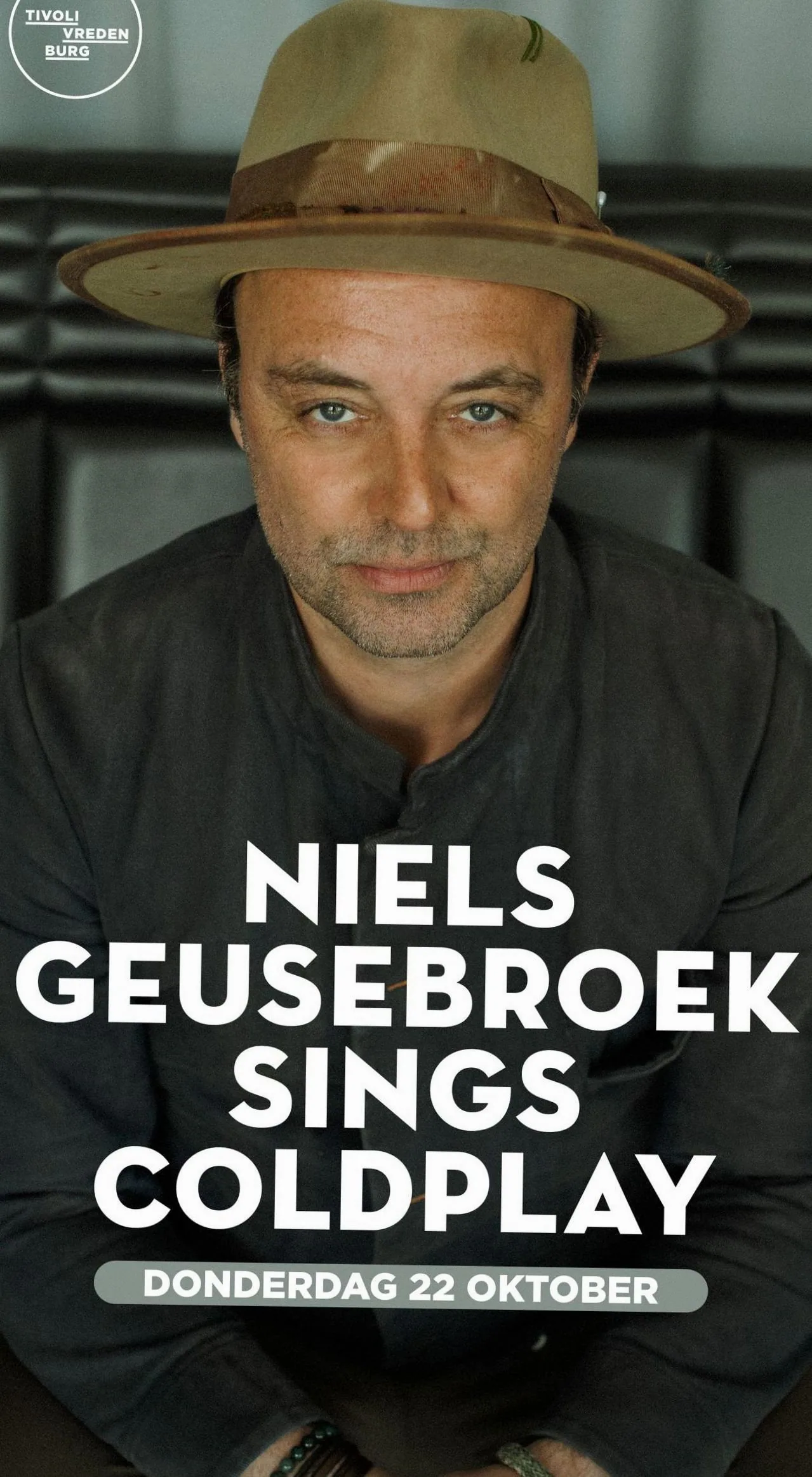 Niels Geusebroek sings Coldplay · TivoliVredenburg, Utrecht · do 22 okt 2026