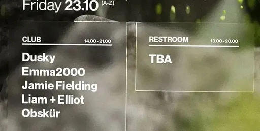 Obskür presents: The System · The Loft, Amsterdam · vr 23 okt 2026