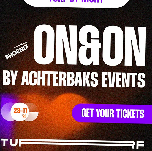 On&On | Achterbaks Events | TURF · Poppodium Phoenix, Breda · Sat, 28 Nov 2026