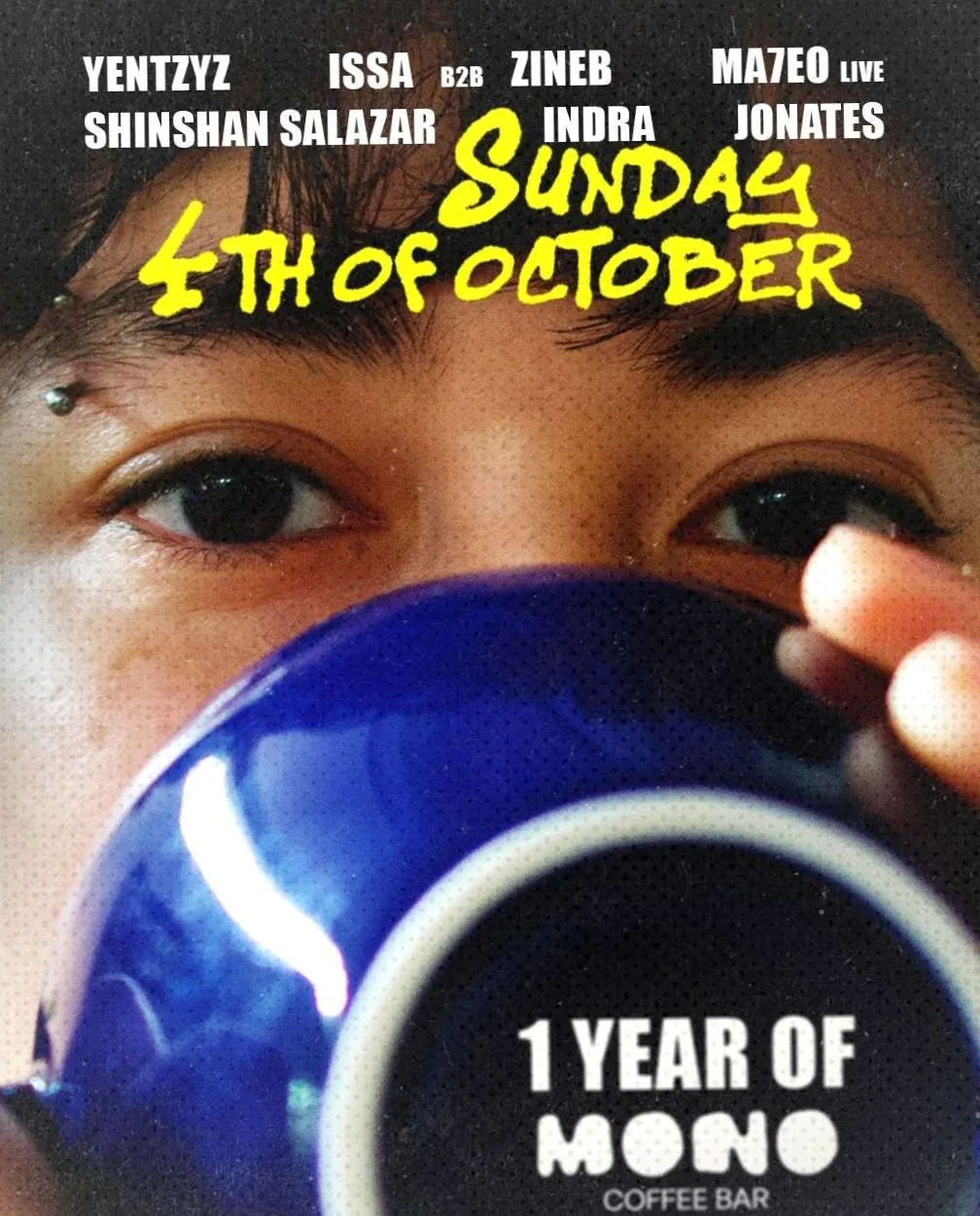 ONE YEAR OF MONO COFFEEBAR — achtergrondafbeelding