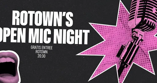 Open Mic Night · Rotown, Rotterdam · wo 9 sep 2026