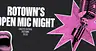Open Mic Night · Rotown, Rotterdam · wo 9 sep 2026