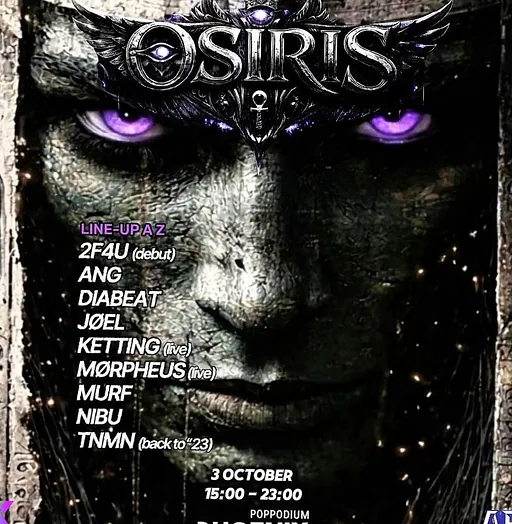 OSIRIS | Achterbaks Events · Poppodium Phoenix, Breda · za 3 okt 2026