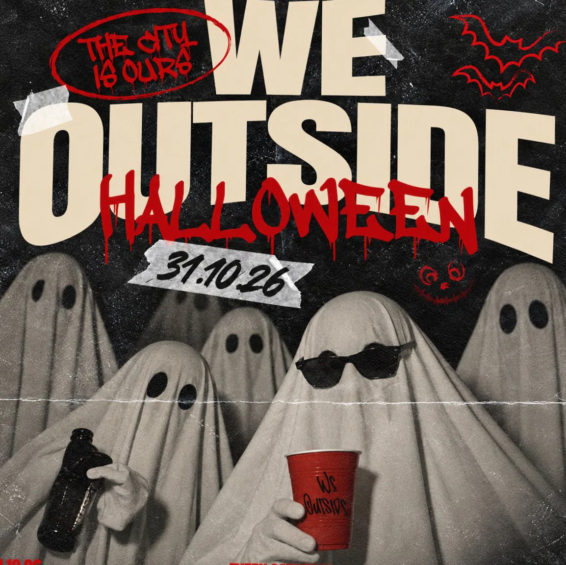 OUTSIDE – BIX & FRIENDS Halloween Edition · Café in the City, Rotterdam · za 31 okt 2026