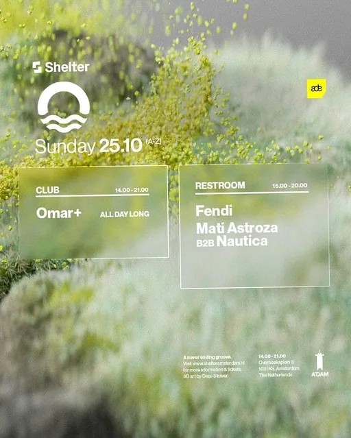 Overbruggen · Shelter, Amsterdam · zo 25 okt 2026