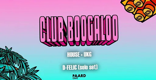 Paardcafé: Club Boogaloo · Paard, Den Haag · za 31 okt 2026