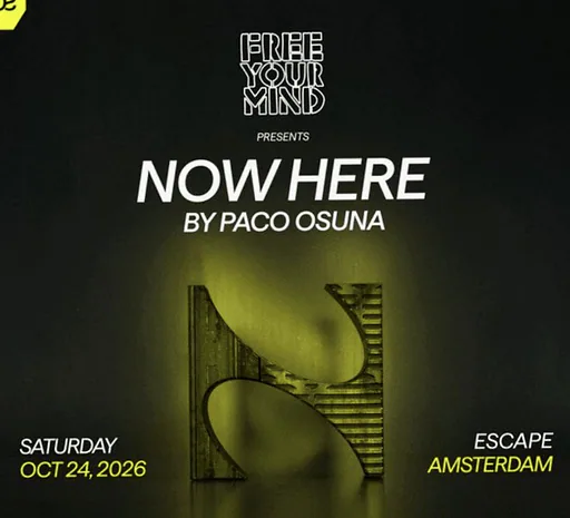 Paco Osuna · Escape, Amsterdam · Sat, 24 Oct 2026
