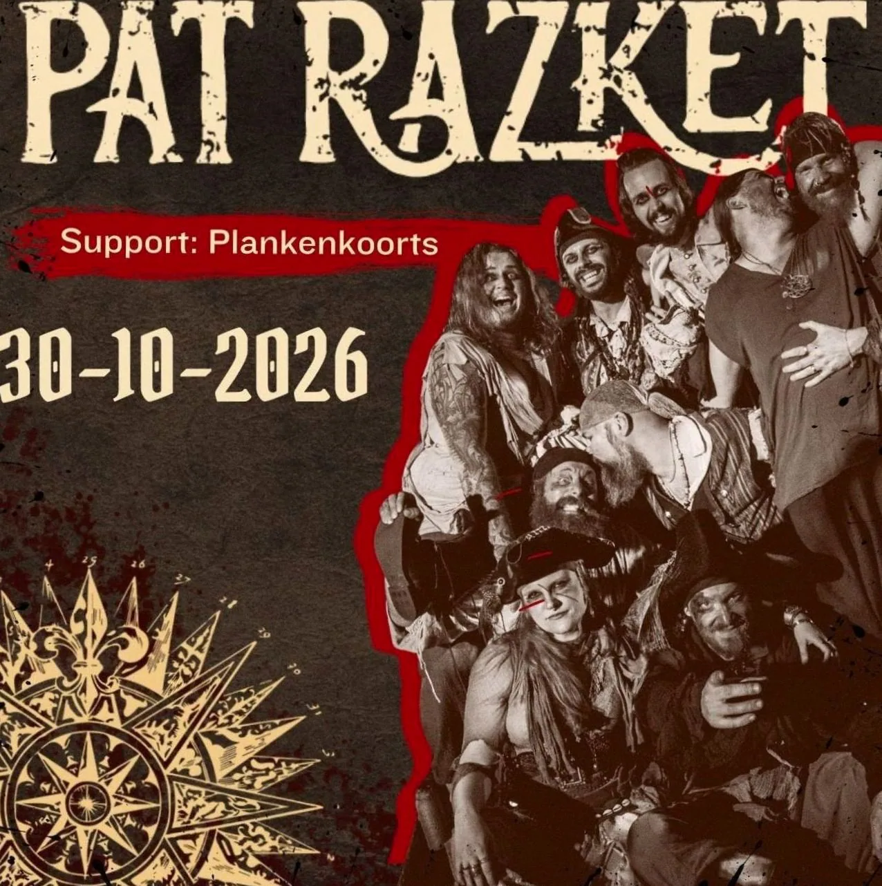 Pat Razket (SE) & Plankenkoorts (NL) · StudioGonz, Gouda · Fri, 30 Oct 2026