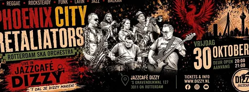 Phoenix City Retaliators · Dizzy, Rotterdam · vr 30 okt 2026