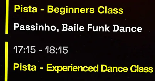PISTA - Baile Funk dance-Passinho · Benelux Bar, Amsterdam · Fri, 23 Oct 2026