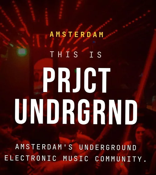Prjct UNDRGRND · Club John Doe, Amsterdam · vr 18 sep 2026