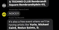 Purple Tea x DTLA Records Annual Label Showcase - 50:HERTZ HOUSE & TECHNO CLUB Rembrandt Square · 50:HERTZ House & Techno Club Rembrandt Square, Amsterdam · vr 23 okt 2026