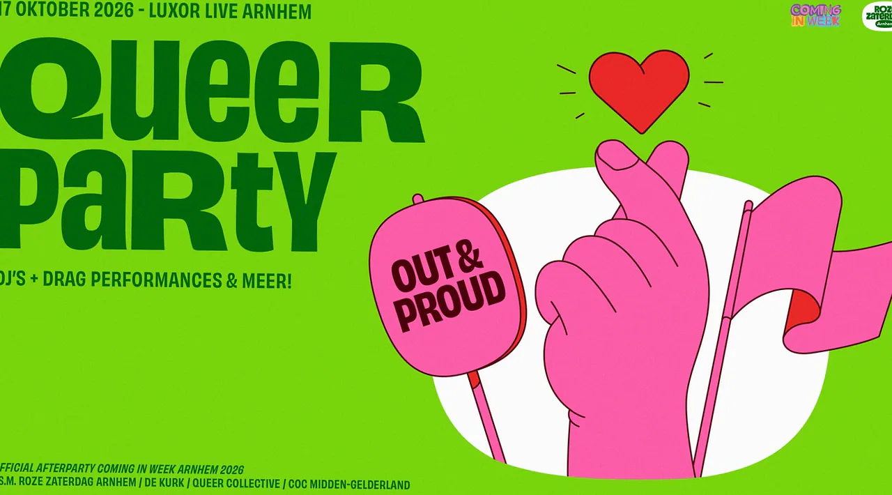Queerparty · Luxor Live, Arnhem · Sat, 17 Oct 2026