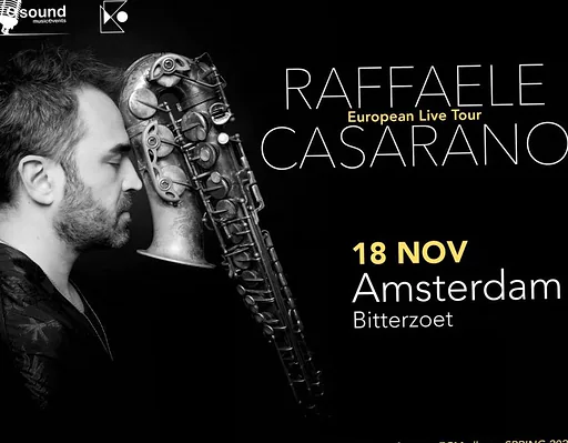 Raffaele Casarano · Bitterzoet, Amsterdam · wo 18 nov 2026