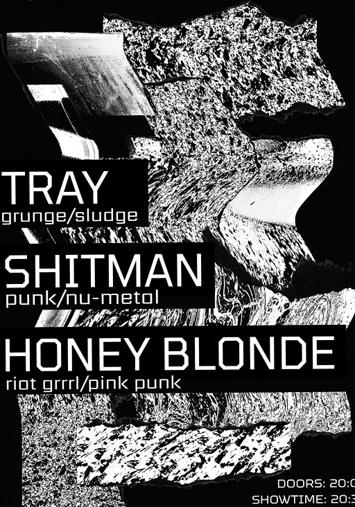 Ragdawl presents: Tray + Shitman + Honey Blonde · OCCII, Amsterdam · za 28 nov 2026