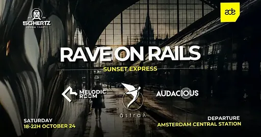 Rave On Rails · 50:HERTZ Club Train, Amsterdam · za 24 okt 2026