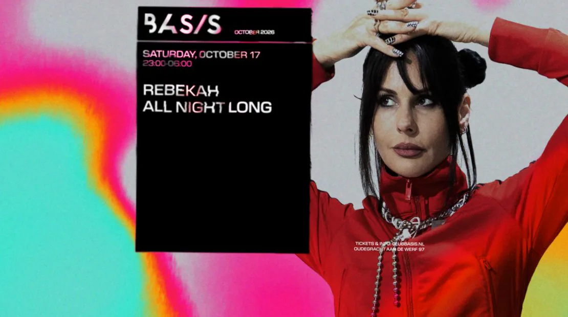 Rebekah All Night Long · Basis, Utrecht · Sat, 17 Oct 2026