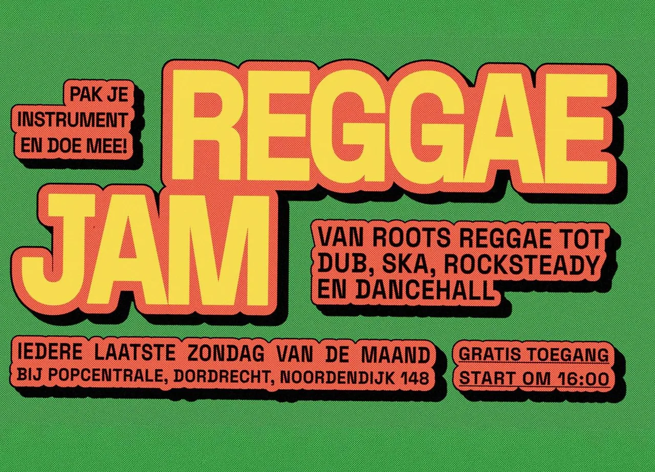Reggae Jam · Popcentrale, Dordrecht · zo 29 nov 2026